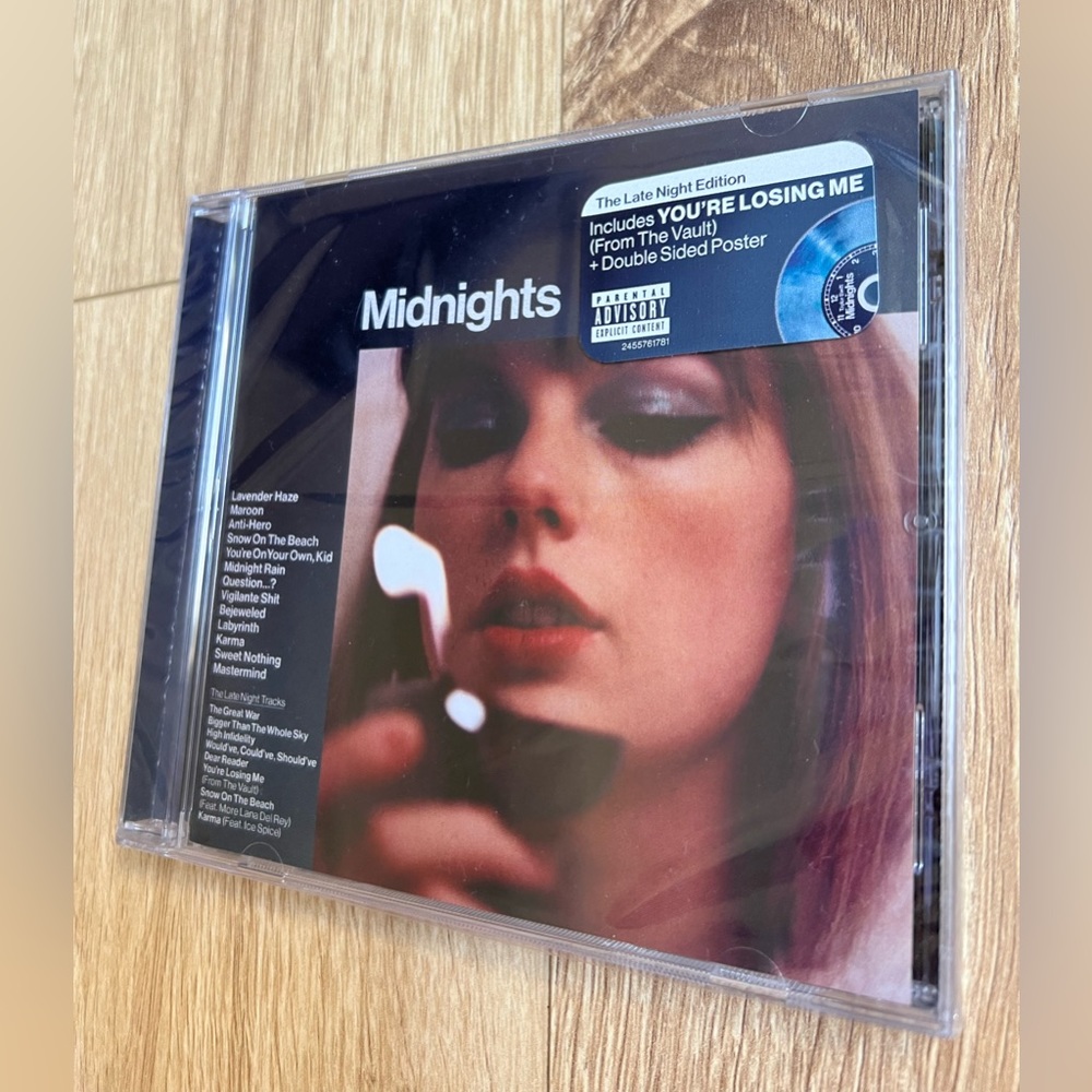 Taylor Swift midnights the late night edition (includes you’re losing me)